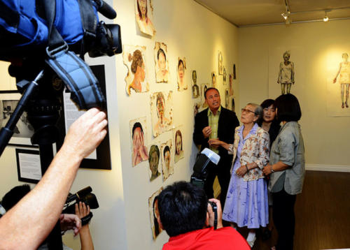 20120728 Comfort Women Art exhibit for 5th anniversary in LA