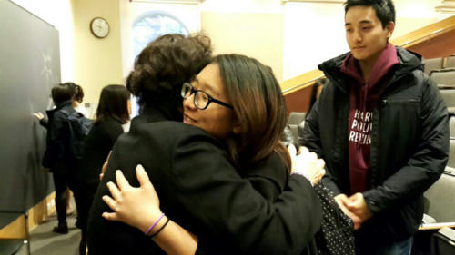 20150426 Yongsoo Lee w Harvard student